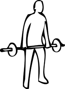 Lift the weight deadlift style