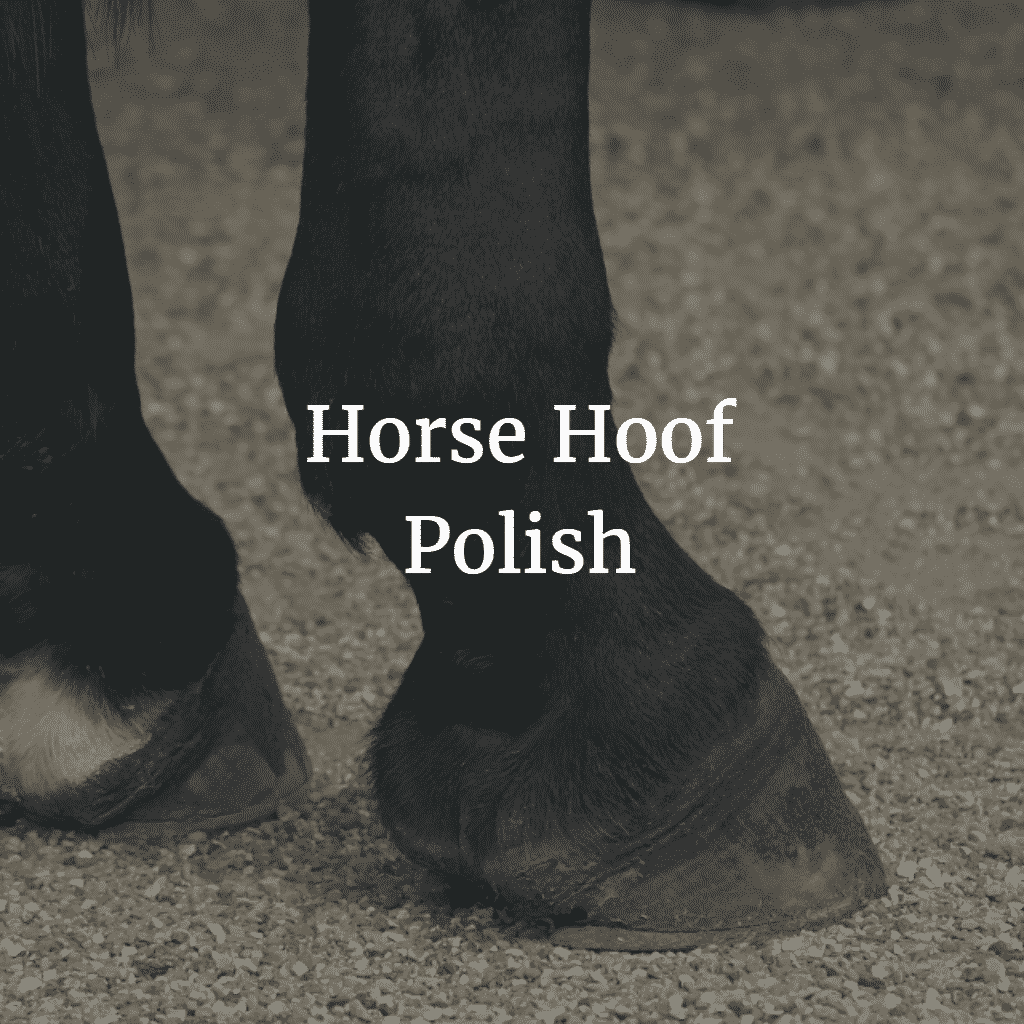 Horse hoof polish