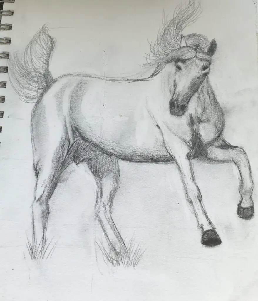 original horse art