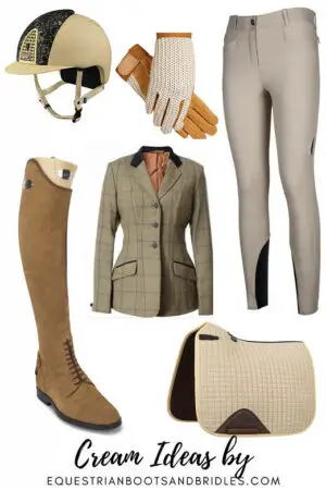 Equestrian Fashion Ideas - Classy in Cream-Colored English Style