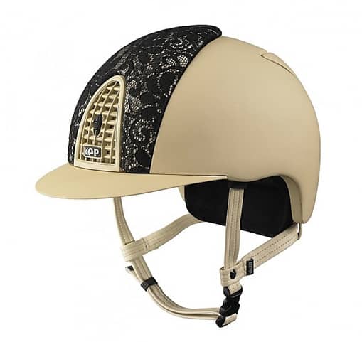 Cream Equestrian Wear - Kepitalia Beige Lace Helmet