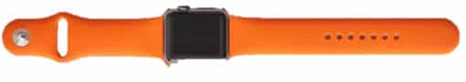 Tangerine Themed Horse Riding Gear - Silicone Orange iWatch Strap Equestrian Apparel Ideas