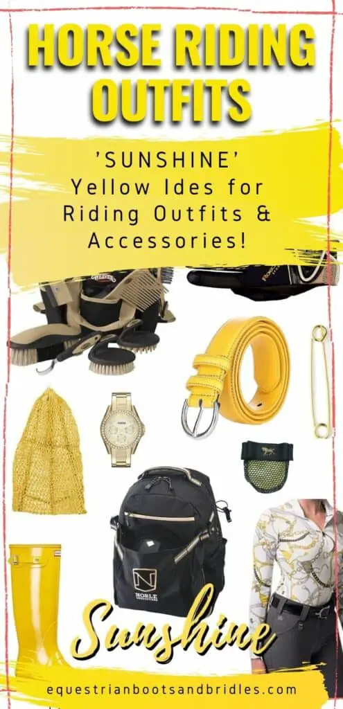 Horse Riding Outfits - "Sunshine" Yellow Ideas