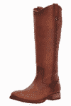 Frye Women's Melissa Button Lug Tall Knee High Boot (Cognac)