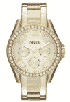 Fossil Riley Gold Watch