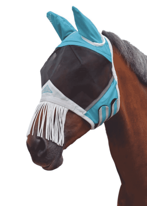 Shires Turquoise Fly Mask