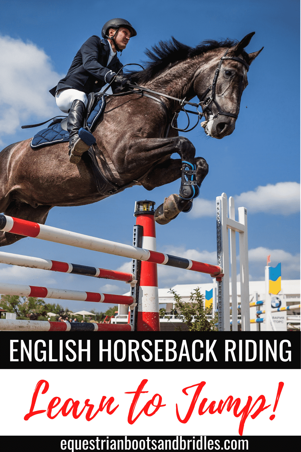 English Horseback Riding Learning to Jump on a Horse Equestrian Boots and Bridles