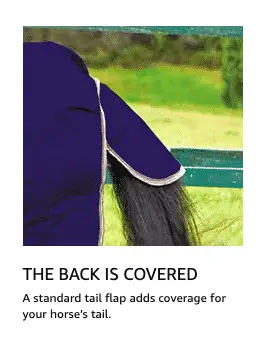 Horse Blanket With Flap Back 