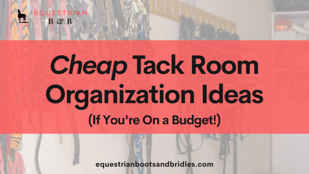 cheap tack room organization ideas on a budget on equestrianbootsandbridles.com
