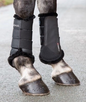 brush boots for horses from shires