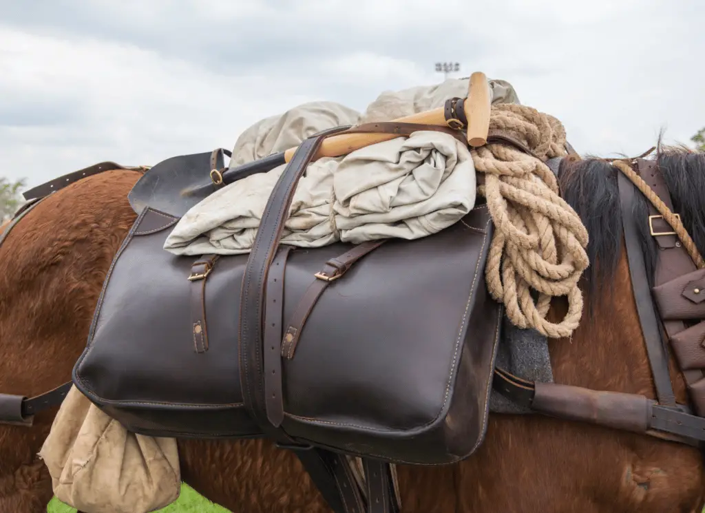 how to fit a saddle bag on a horse on equestrianbootsandbridles.com