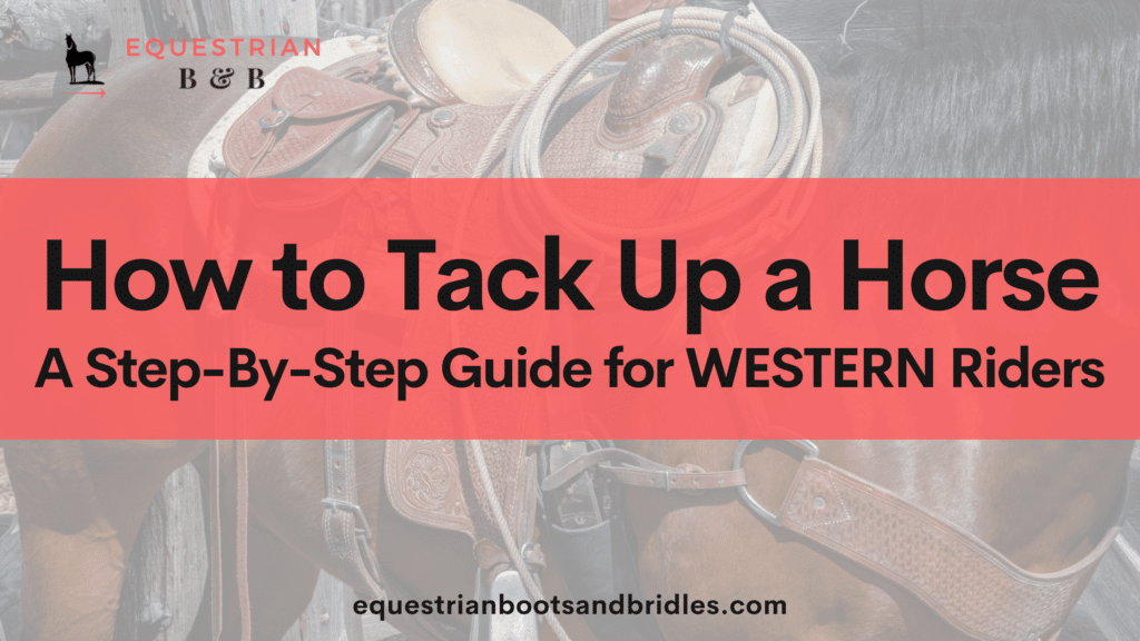 how to tack up a horse for western riders on equestrianbootsandbridles.com